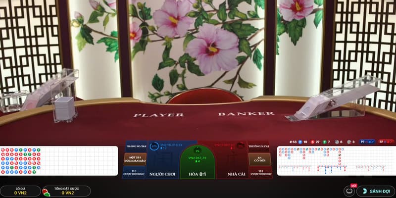 Trò chơi Baccarat xanh chín và có mức thưởng hậu hĩnh